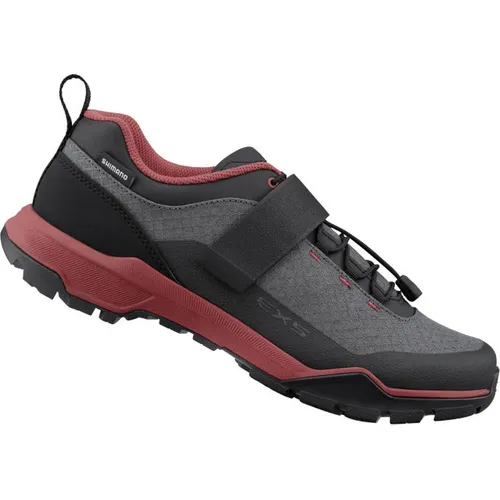 Shimano Damen Fahrradschuhe EX500W - Sportlich und Vielseitig - Fahrradschuhe mit extrem griffiger ULTREAD EX-Gummisohle für Abenteuer auf und abseits des Fahrrads. Atmungsaktives Obermaterial und dämpfende EX-Zwischensohle sorgen für Komfort bei jeder Fahrt.