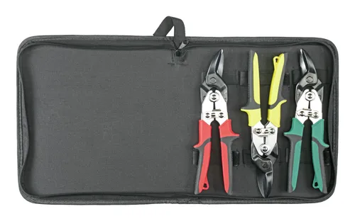 Fortis Blechscheren-Set 3-teilig - Praktisches Blechscheren-Set für präzise Schnitte in Metall, ideal für Handwerker und DIY-Projekte.