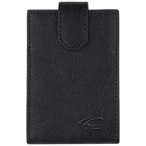 camel active Leder Kartenetui Discover Card Wallet Black schwarz
