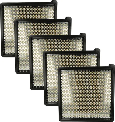 vhbw 5x Flachfaltenfilter kompatibel mit Kärcher KM 75/40 W P Classic, KM 75/40 W P Scheuersaugmaschine, Kehrmaschine - Luftfilter, Ersatz-Filter