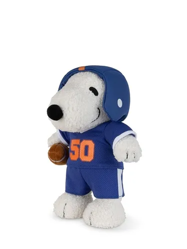Bon Ton Toys Snoopy American Football Kuscheltier 23 cm - Handgefertigtes Snoopy Kuscheltier mit sportlichem Football-Design. Ein echter Blickfang für Kinder und Sammler, ideal für Spiel und Dekoration.