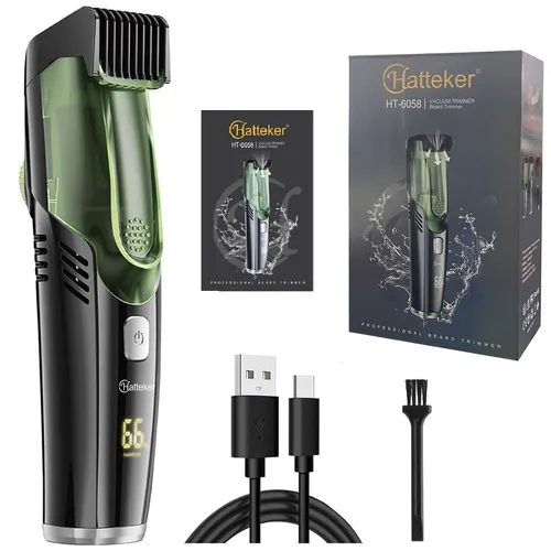 HATTEKER Haarschneider HT-6108 mit Vakuumfunktion