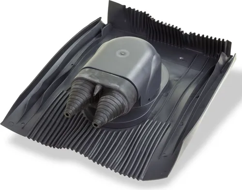 Klöber Venduct DUO Solardurchführungs-Set anthrazit - Kabelröhren für Zwillingsleitungen mit Durchmesser 10 - 55 mm, UV- und witterungsbeständig, ideal für langlebige Solaranlageninstallationen.