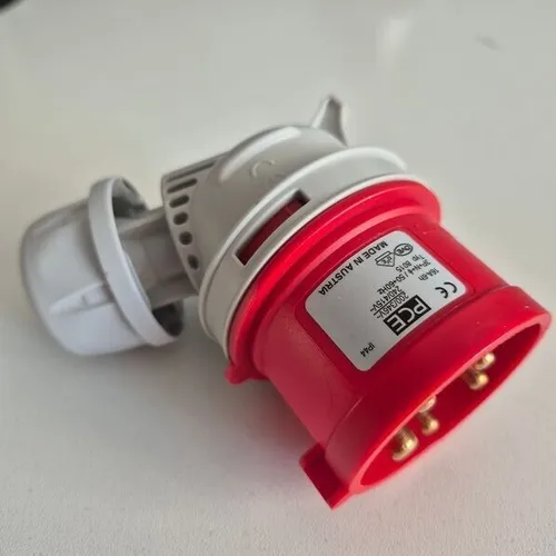 Kopp CEE-Winkelstecker Spritzwasserschutz IP 44 Elektro Installation 1080.0000.1