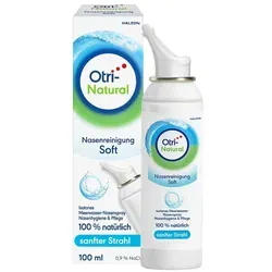 Otrinatural Nasenreinigung Soft - Isotones Nasenspray aus Meerwasser zur sanften Reinigung und Befeuchtung der Nasenschleimhaut, ideal zur Vorbeugung von HNO-Infektionen und für alle Altersgruppen geeignet.