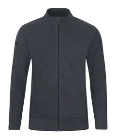 JAKO Damen Fleecejacke, Anthrazit/Schwarz, Größe 42 - Funktionsjacken mit Micro-Fleece Stehkragen und durchgehendem Frontreißverschluss für optimalen Komfort und Wärme.