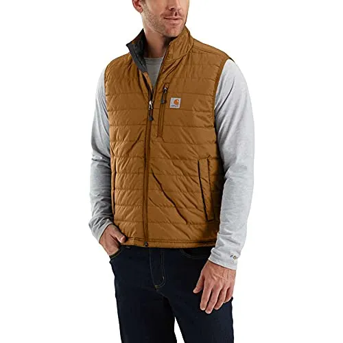 Carhartt Rain Defender Insulated Vest in braun von Carhartt