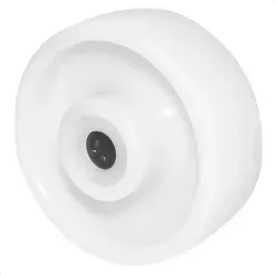 WAGNER Lenkrolle / Bockrolle / Möbelrolle Ersatzrad - Ø 80 mm, weiß, Tragkraft 50 kg - 04958001