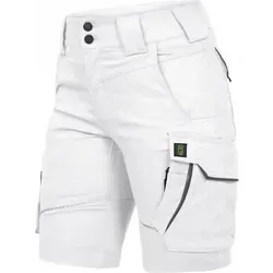 Damen-Shorts FLXDK in Weiß/Grau Größe 44 von Leibwächter