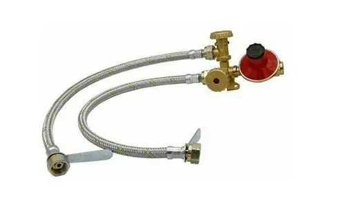 Produktbild Steuergerät Gouverneur Von Druck Gas IN Zwei Wasserhähne Komplett Mit Schläuchen