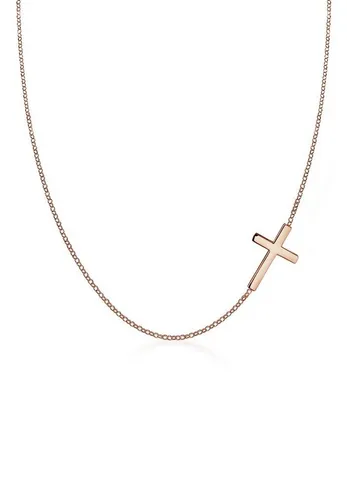 Elli Kette mit Anhänger Kreuz aus 925 Sterling Silber von Elli