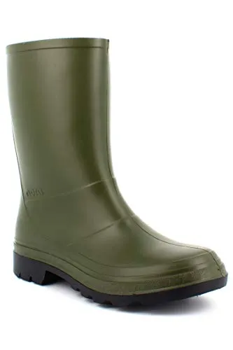 Nora Stiefel ISEO Oliv 24cm Gr. 40 - Gummistiefel, extrem leicht und flexibel, ideal für Freizeit und Beruf, hohe Beständigkeit gegen Säure und Chemikalien.