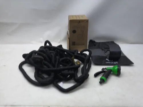 VOUNOT Flexibler Gartenschlauch 30 m - Gartenschlauch mit 10 Sprühfunktionen, dehnbar auf 30 m und platzsparend mit Wandhalterung. Ideal für alle Bewässerungs- und Reinigungsbedürfnisse.