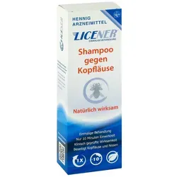 Licener Shampoo gegen Kopfläuse und Nissen - Shampoo zur effektiven Bekämpfung von Kopfläusen in nur 10 Minuten, sanft zur Kopfhaut und mit Neem-Extrakt für zuverlässige Ergebnisse.