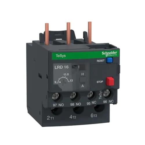 Schneider Electric TeSys LRD16 - Motorschutzrelais 9-13A, thermischer Schutz mit Differenzialschutz und hoher Betriebsspannung bis 690 V