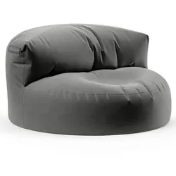 Green Bean Sitzsack Sofa - Ergonomisches Lounge-Design 90x50cm - Sitzsäcke für drinnen und draußen, robust, wasserabweisend und mit abnehmbarem, waschbarem Bezug. Ideal für entspannte Momente und stilvolle Akzente in jedem Raum.