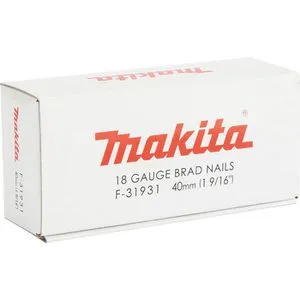 Makita Tackernägel F-31931, Typ 18GA, 40 mm verzinkte Stauchkopfnägel, 5000 Stück