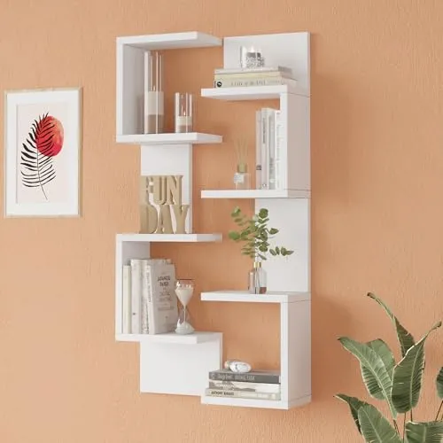 [en.casa] Wandregal 2er Set Omn – Schwebende Regale für jeden Raum