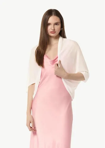 comma Poncho Indoor-Poncho Bolero aus Glitzergarn