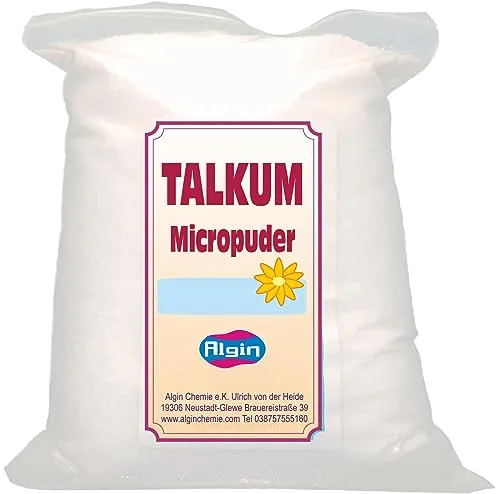 Talkumpulver 1 kg Clip Beutel schneeweiß Pharmaqualität