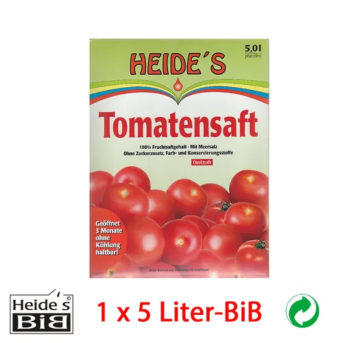 Tomaten-Saft, 1 x 5 Liter-BiB - 1er-Pack
