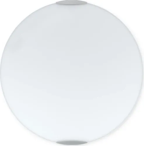 Fabas Luce Deckenleuchte 1x60W E27 - Klassische Eleganz - Lampen: Stilvolle Opalglas-Deckenleuchte mit robustem Stahlhalter, ideal für gemütliche Wohnräume und eine angenehme Lichtatmosphäre.