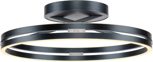 Paul Neuhaus Deckenleuchte PURE LOOP - Modernes Lichtdesign in elegantem Grau - Die Paul Neuhaus Deckenleuchte PURE LOOP vereint modernes Design und Funktionalität. Mit anpassbarer Lichtfarbe und 700 Lumen sorgt sie für die perfekte Atmosphäre in jedem Raum.