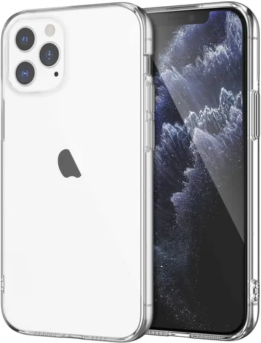 Wisam® Apple iPhone 12 Pro Max (6.7) Silikon Case Schutzhülle Hülle Transparent