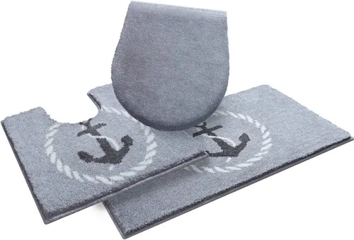 Badematten & Badteppiche Silber von Grund