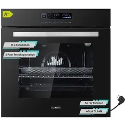 KB ELEMENTS Einbaubackofen 60 CM mit Airfryer-Funktion