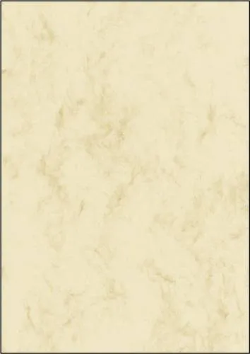 Sigel Briefpapier DP181, beige, A4, Marmorpapier, 90 g/m², 25 Blatt