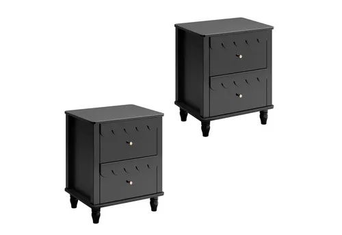 Nachttische Schwarz von UEV