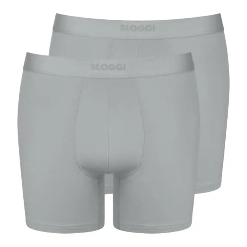 Sloggi Men Ever Ease Short 2P Silver Grey in silber von sloggi