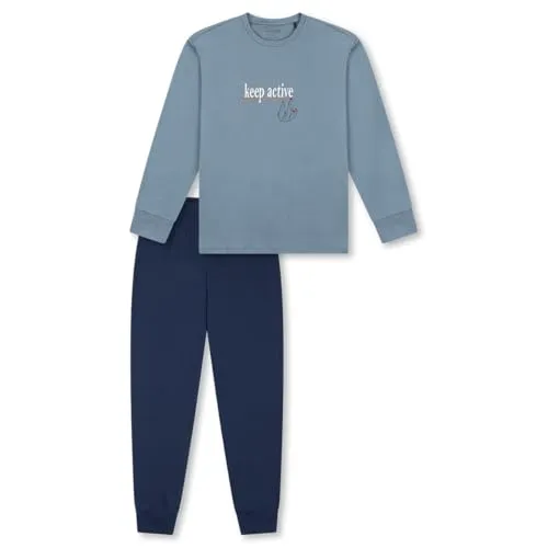 Schiesser Jungen Schlafanzug Set Pyjama, - Schlafanzüge für Jungen, aus hochwertigen Materialien wie Frottee und Fleece für kuschelige Wärme und Komfort in der Nacht.