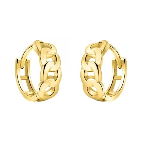 Sofia Milani Paar Creolen Ketten, 925 Silber Damen Schmuck - E2700 - Elegante Creolen aus 925 Silber mit Kettengliedern, die Robustheit und Schönheit vereinen. Perfekt für stilvolle Auftritte und symbolisieren Zusammenhalt.