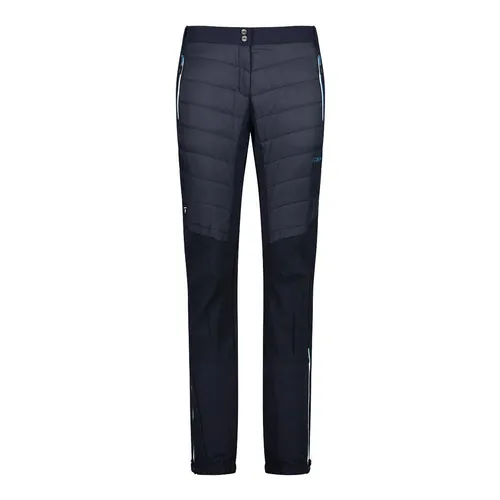 CMP Damen Outdoor-Hose in Dunkelblau, Größe 48 - Wanderhose für Damen, atmungsaktiv und leichtgewichtig, ideal für Outdoor-Aktivitäten. Strapazierfähig mit Reißverschlusstaschen und wärmeisolierend.