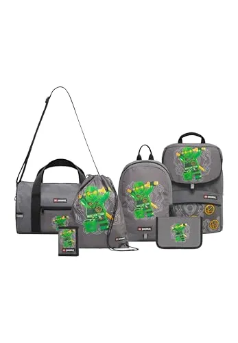 LEGO® Bags Schulranzen Starter school, grün mit Reflektoren