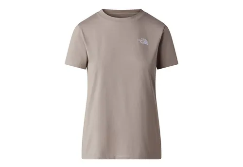 The North Face W EVOLUTION SIMPLE DOME T-Shirt - Sportliches T-Shirt mit schmalem Schnitt für Wandern und Outdoor-Aktivitäten. Aus weicher Baumwolle für optimalen Tragekomfort und Temperaturregulierung.