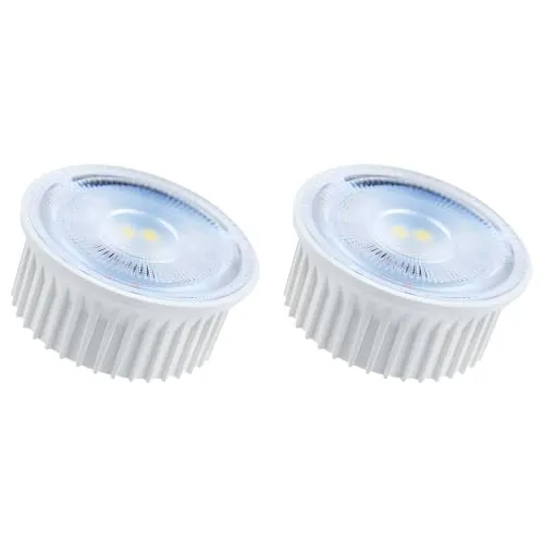 LHW-Licht LED-Leuchtmittel 2er Set Modul 5W 400 Lumen mit Linse 6500K kaltweiß direkt an 230V dimmbar