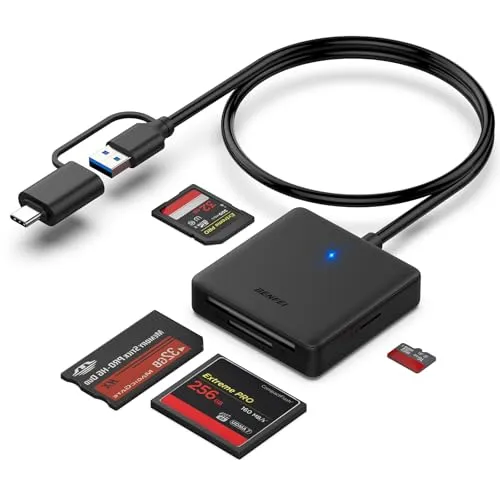 BENFEI 4 in 1 USB-C Kartenleser von BENFEI