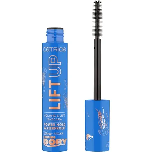 Catrice Disney Pixar Finding Dory LIFT UP Volume & Lift Mascara Power Hold Waterproof, Nr. 010, Schwarz, volumengebend, vegan, wasserfest, ohne Mikroplastikpartikel, Nanopartikel frei, 1er Pack (11ml)