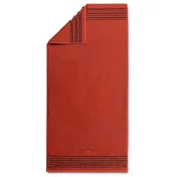 Vossen Duschtuch Cult de Luxe 67 x 140 cm in Copper in rot von Vossen