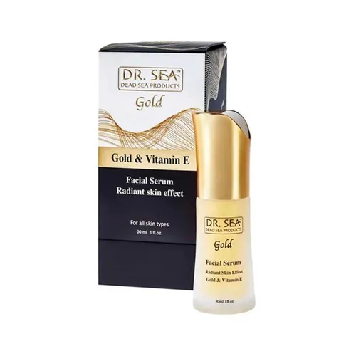 DR. SEA Pflege-Geschenkset Gold Glow – Serum & Tagescreme - 2-teiliges Set mit intensiv feuchtigkeitsspendendem Serum und Tagescreme, angereichert mit wertvollen Inhaltsstoffen für strahlende Haut. Ideal für alle Hauttypen.