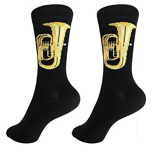 mugesh Musik-Socken Tuba (39/42) - Schönes Geschenk für Musiker