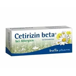 Cetirizin Beta 60 ST von betapharm