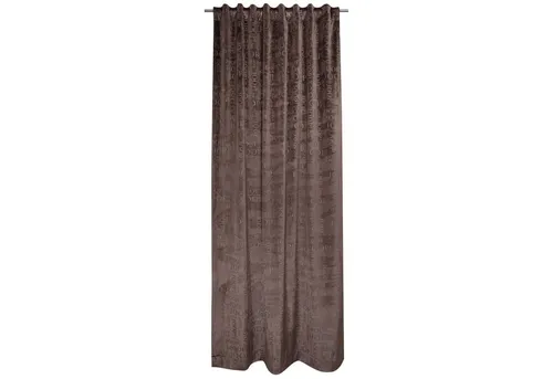 Joop! Schlaufenvorhänge Match Umbra 140x250 cm - Schiebevorhänge in blickdichter Micro-Velvet-Qualität mit eleganter Echt-Samt-Optik und JOOP! Logo-Design für stilvolle Wohnräume.