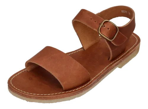 Duckfeet LØKKEN 6020 Sandale Brown - Hochwertige Sandale aus nachhaltig gegerbtem Terracare®-Leder, die Komfort und Stil für den Sommer vereint. Jedes Paar ist einzigartig durch handgefertigte Verarbeitung.