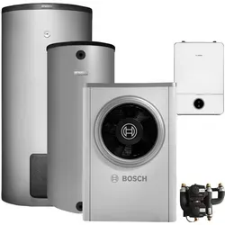 Junkers Bosch CS735 mit Luft/Wasser-Wärmepumpe CS7001iAW 13 ORE, WH 370, BH200