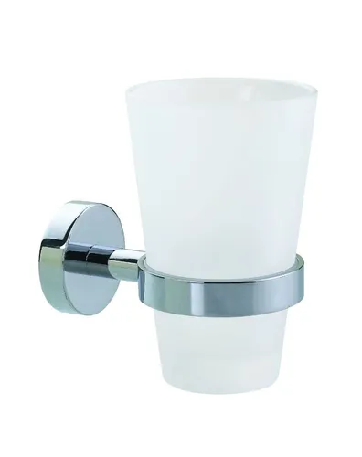 tesa Zahnputzbecher Smooz chrom/hochglanz von tesa