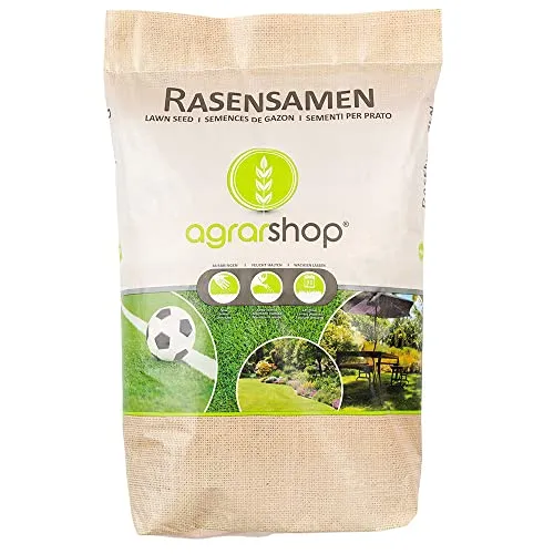 Rasensamen Berliner Tiergarten 10 kg Gras Samen Sport Spiel Rasen Saatgut Wiese